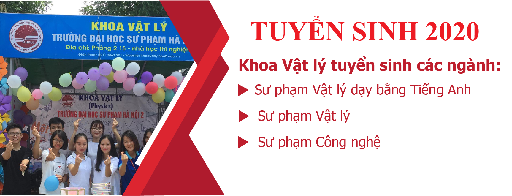 Thông tin tuyển sinh năm 2020